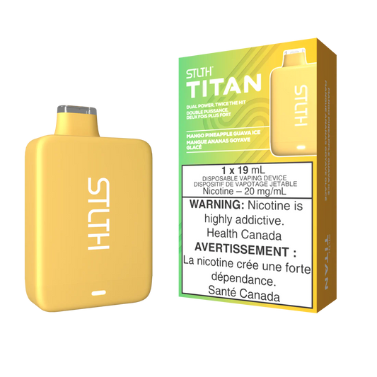 MANGO PINEAPPLE GUAVA ICE
 - STLTH TITAN 10K DISPOSABLE