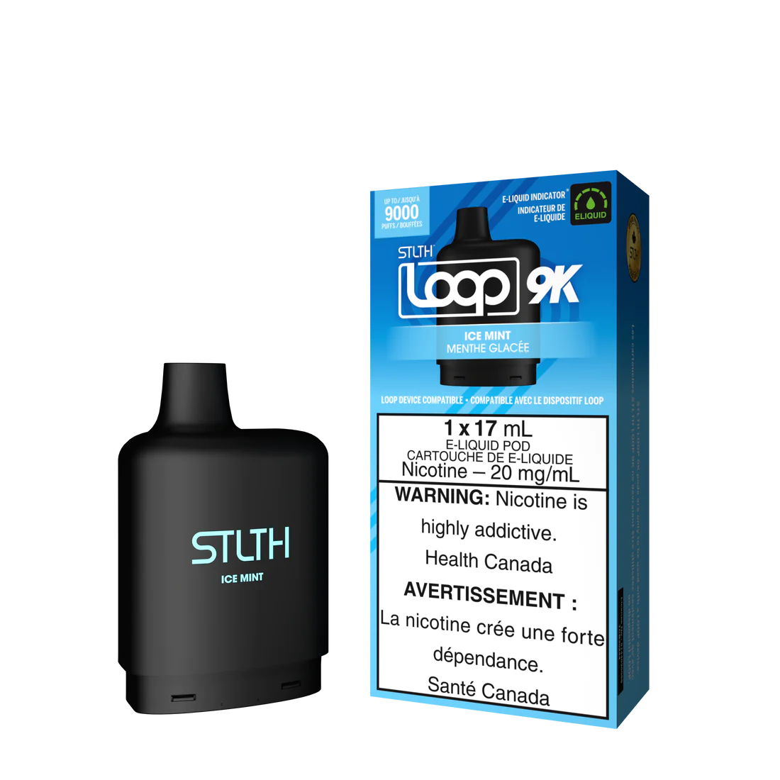 STLTH LOOP 9K POD PACK - ICE MINT