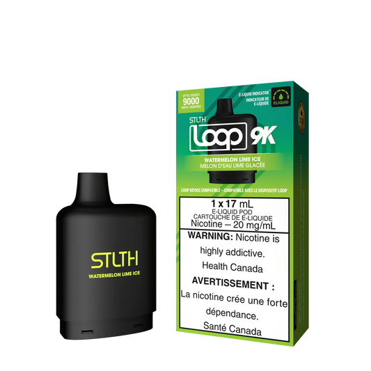 STLTH LOOP 9K POD PACK - WATERMELON LIME ICE