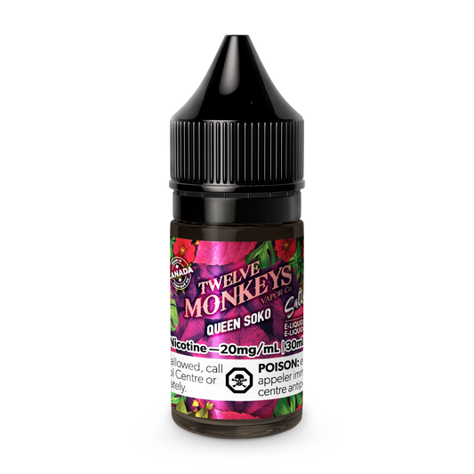 Twelve Monkeys Queen Soko Salts  30mL