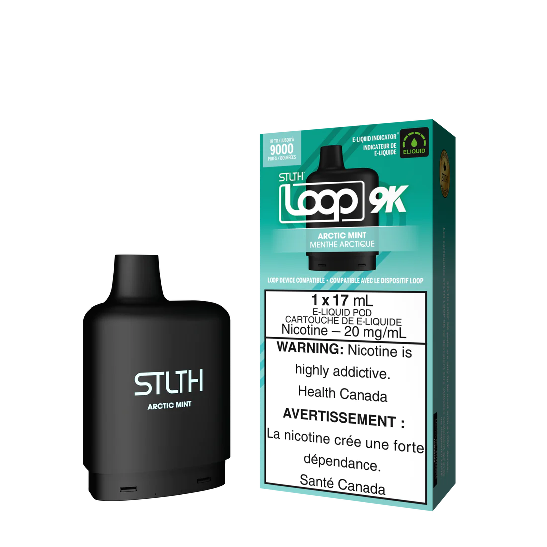 STLTH LOOP 9K POD PACK - ARCTIC MINT