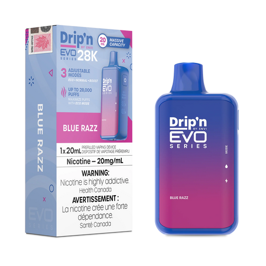 BLUE RAZZ - DRIP'N EVO 28K DISPOSABLE