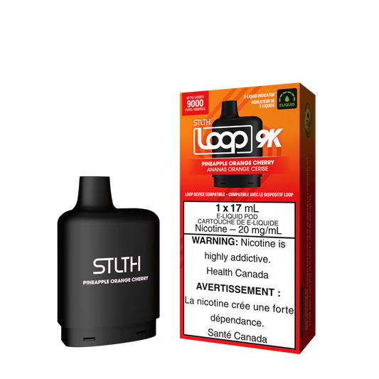 STLTH LOOP 9K POD PACK - PINEAPPLE ORANGE CHERRY