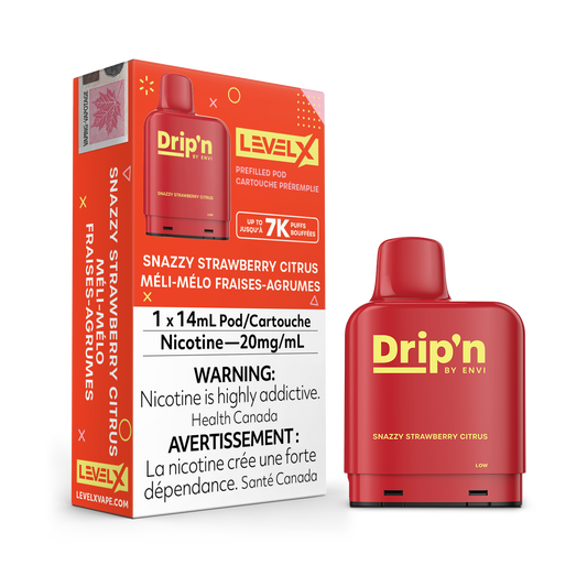 Level X Drip'n Pod SNAZZY STRAWBERRY CITRUS