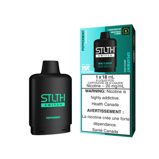 STLTH SWITCH POD PACK - PEPPERMINT / SPEARMINT 20MG