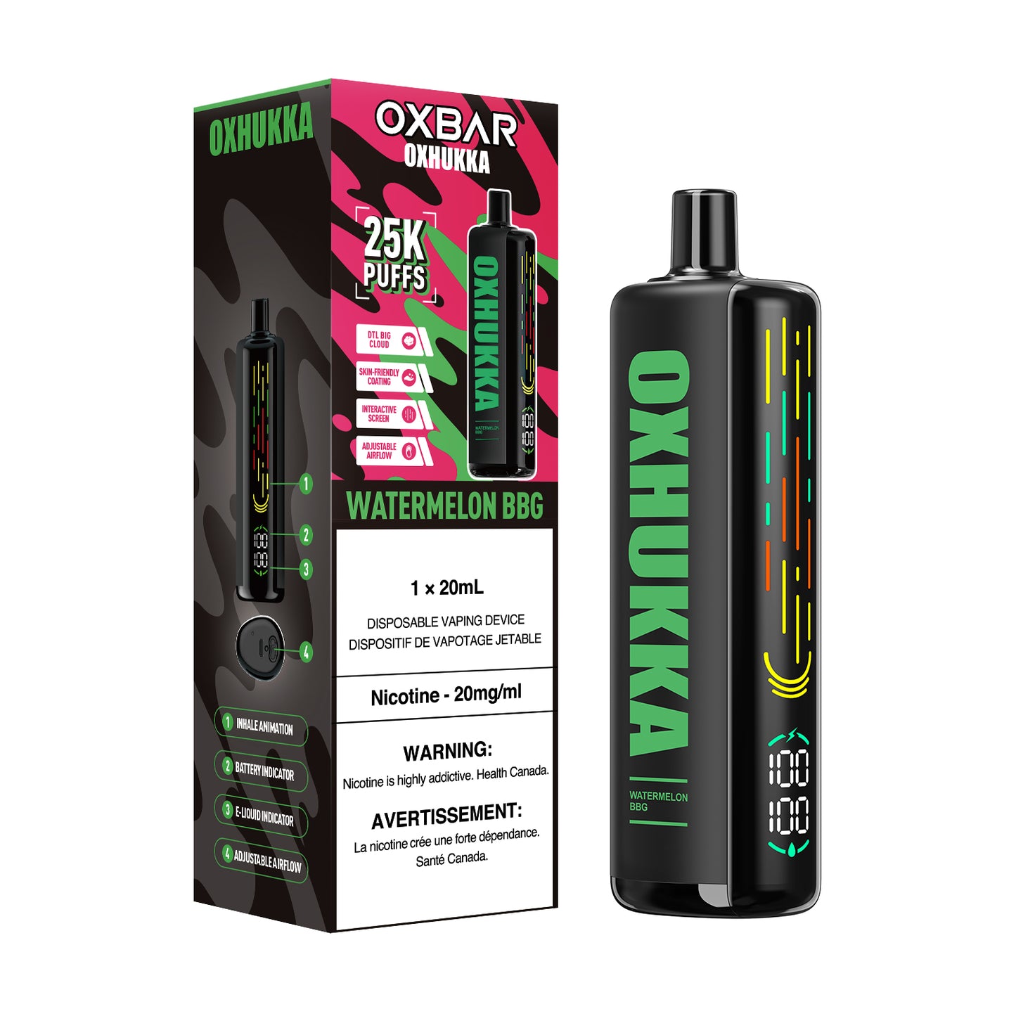 Oxbar Oxhukka- Watermelon BBG