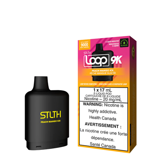 STLTH LOOP 9K POD PACK - PEACH MANGO ICE