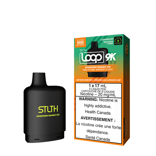 STLTH LOOP 9K POD PACK - HONEYDEW MANGO ICE