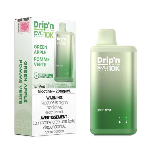 GREEN APPLE - DRIP'N EVO 10K DISPOSABLE