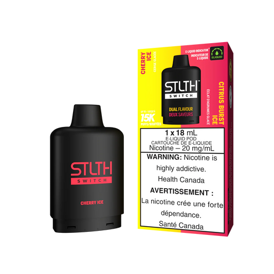 STLTH SWITCH POD PACK - CHERRY ICE / CITRUS BURST ICE 20mg