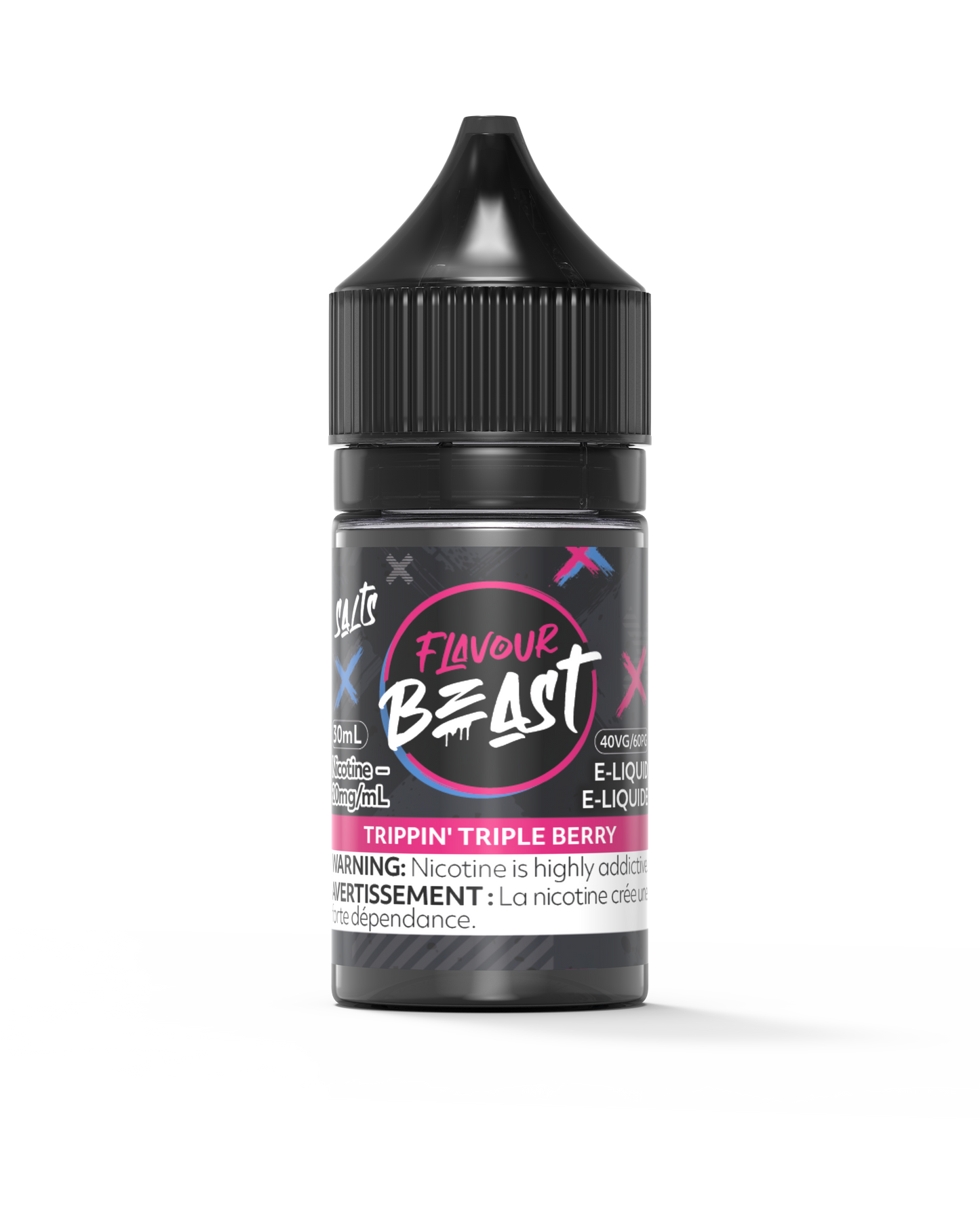 FLAVOUR BEAST SALTS- TRIPPN’ TRIPLE BERRY