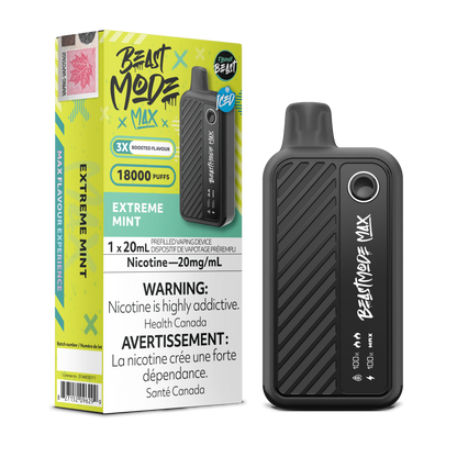 Flavour Beast Beast Mode Max 18K - Extreme Mint Iced Disposable Vape (Ontario)