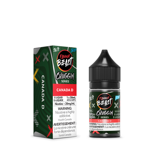 Flavour Beast Salt - Chuggin Canada D Ice Nic Salt E-Liquid