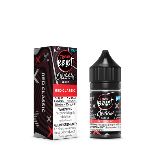 Flavour Beast Salt - Chuggin Red Classic Iced Nic Salt E-Liquid