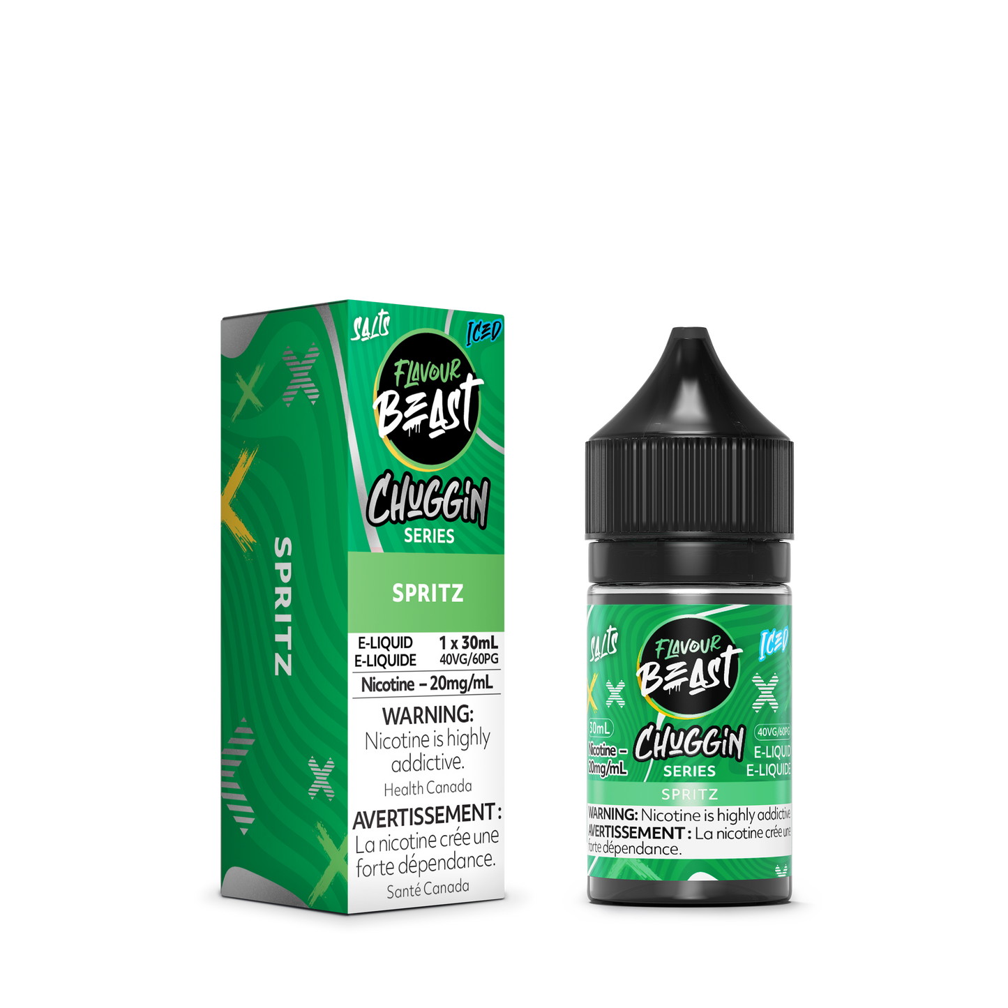 () Flavour Beast Salt - Chuggin Spritz Ice Nic Salt E-Liquid