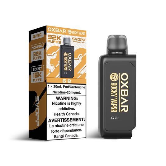 OXBAR X Rocky Vapor SVOPP 32k puffs Pod - GB