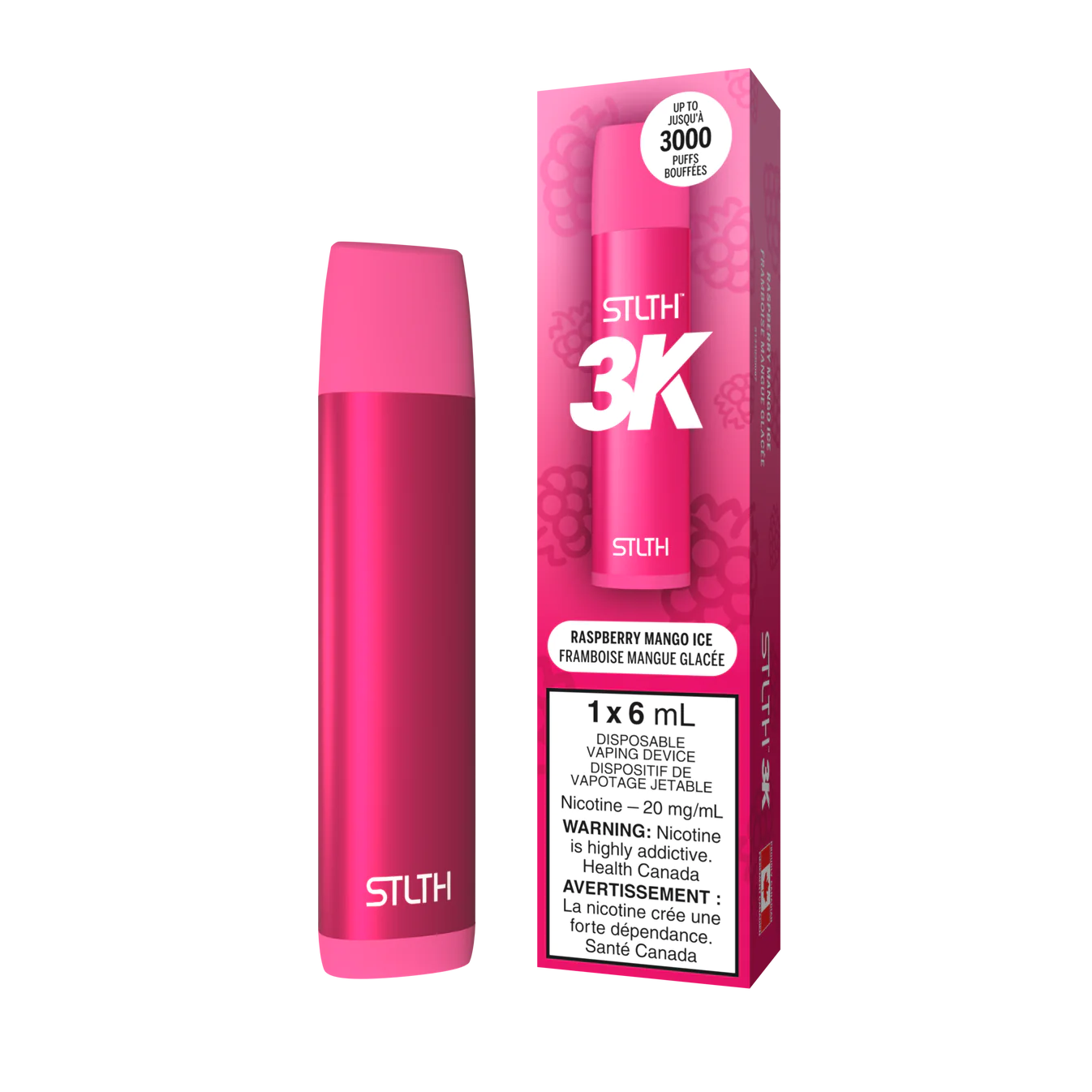 STLTH 3K - RASPBERRY MANGO ICE