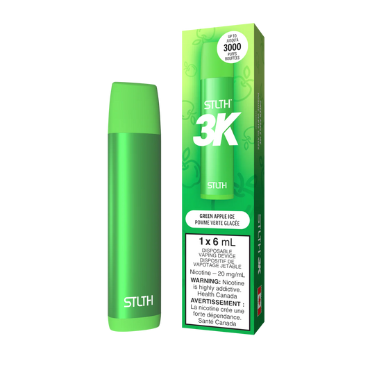 STLTH 3K - GREEN APPLE ICE