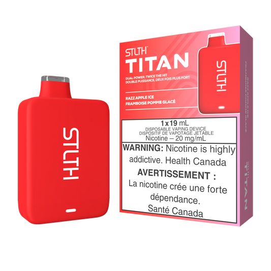 RAZZ APPLE ICE - STLTH TITAN 10K DISPOSABLE