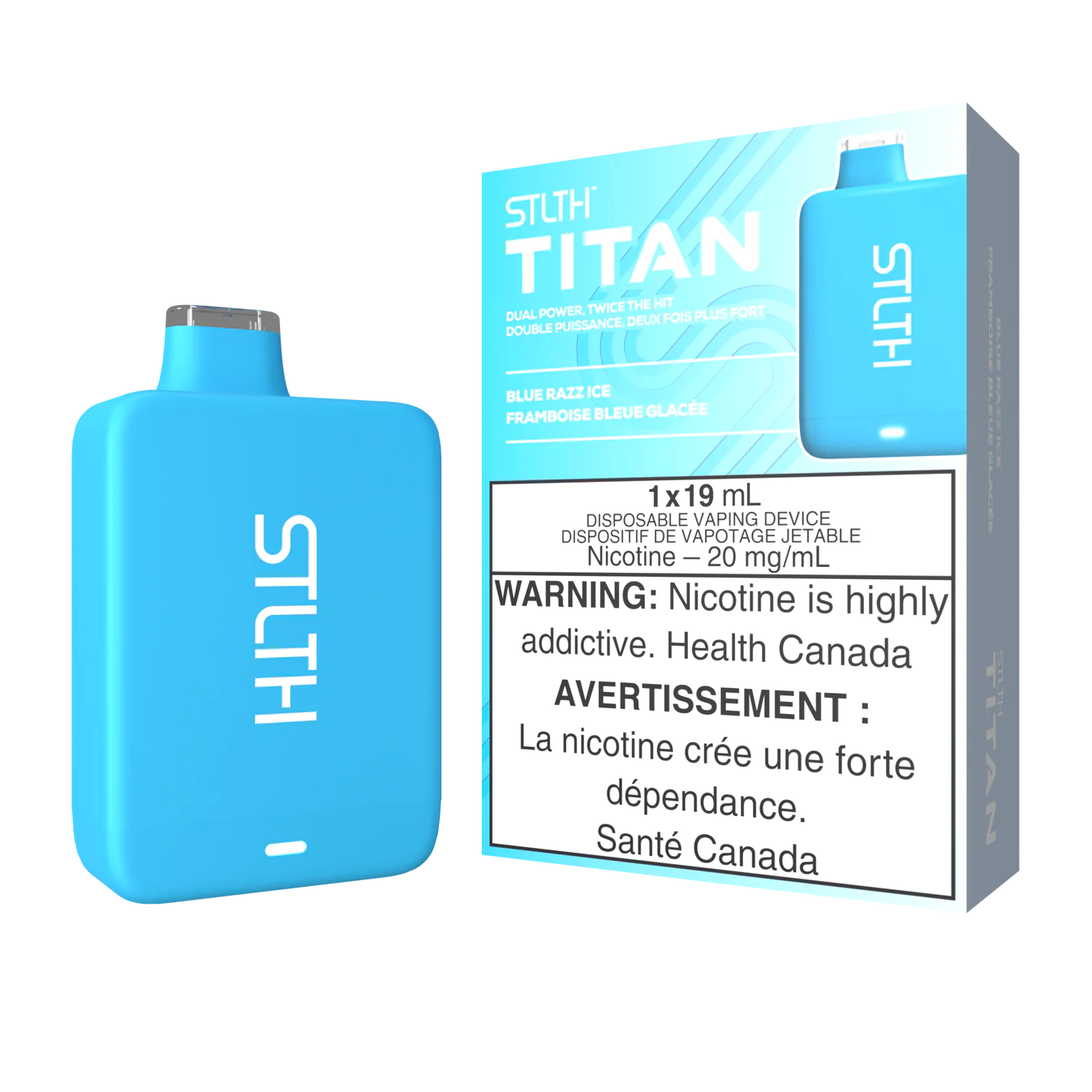 BLUE RAZZ ICE - STLTH TITAN 10K DISPOSABLE