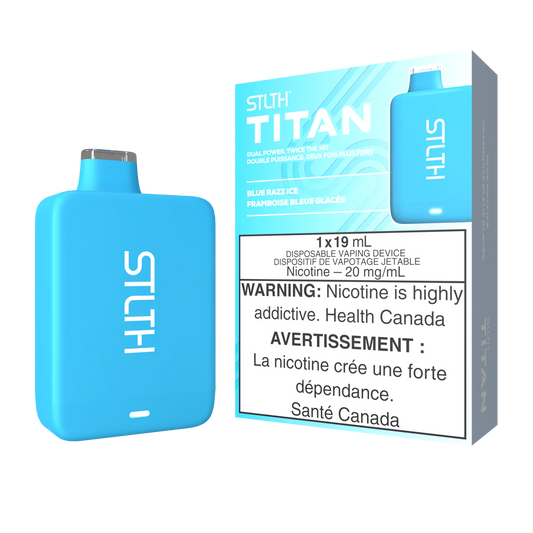 BLUE RAZZ ICE - STLTH TITAN 10K DISPOSABLE