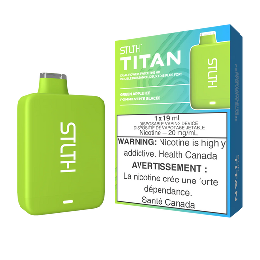 GREEN APPLE ICE - STLTH TITAN 10K DISPOSABLE