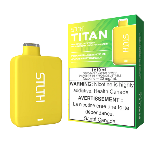 PINEAPPLE BLUEBERRY KIWI ICE - STLTH TITAN 10K DISPOSABLE