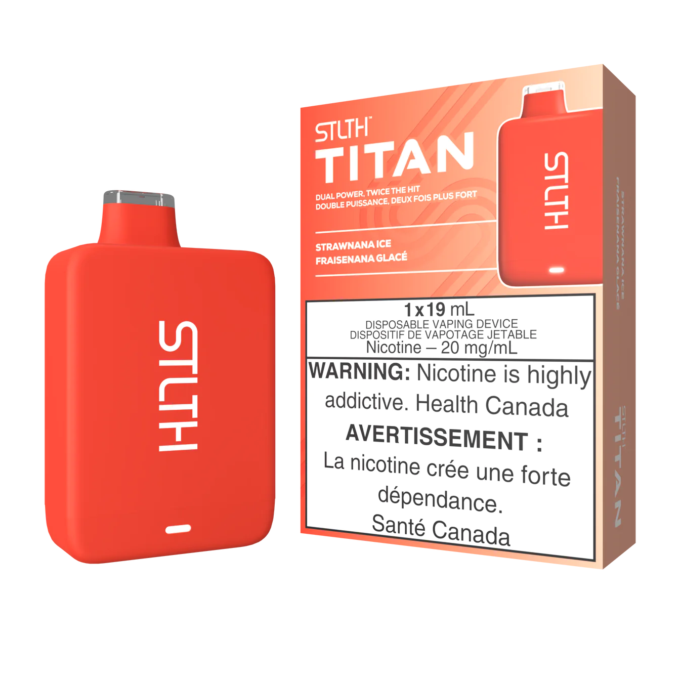 STRAWNANA ICE - STLTH TITAN 10K DISPOSABLE