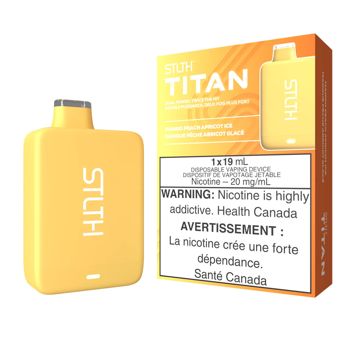 MANGO PEACH APRICOT ICE - STLTH TITAN 10K DISPOSABLE