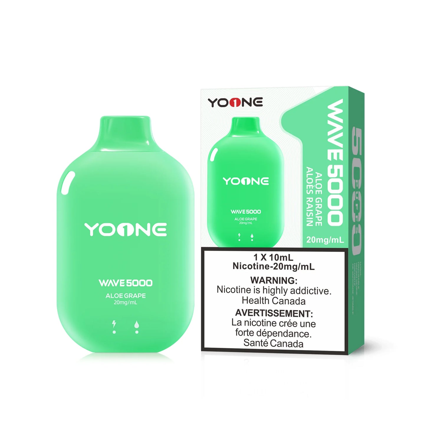 YOONE WAVE 5000 PUFF - ALOE GRAPE