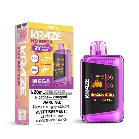 Kraze HD Mega 20K -Fruit G  Ice