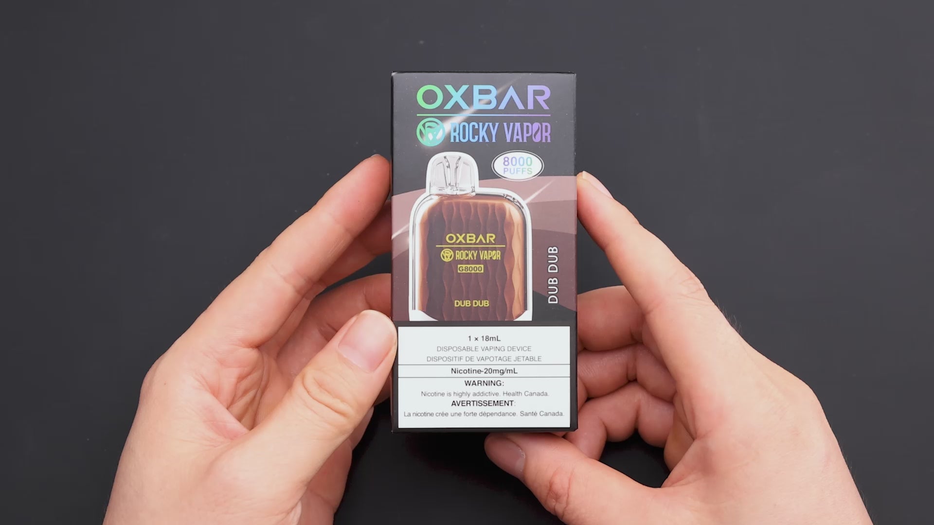 Load video: OXBAR 8000 Puff