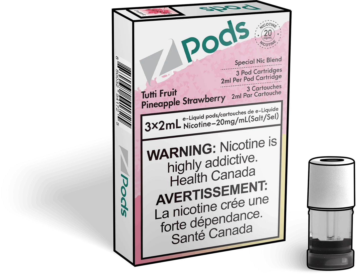 ZPods Tutti Fruit Pineapple Strawberry