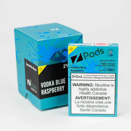 ZPods Deluxe Edition Pods Vodka Blue Raspberry