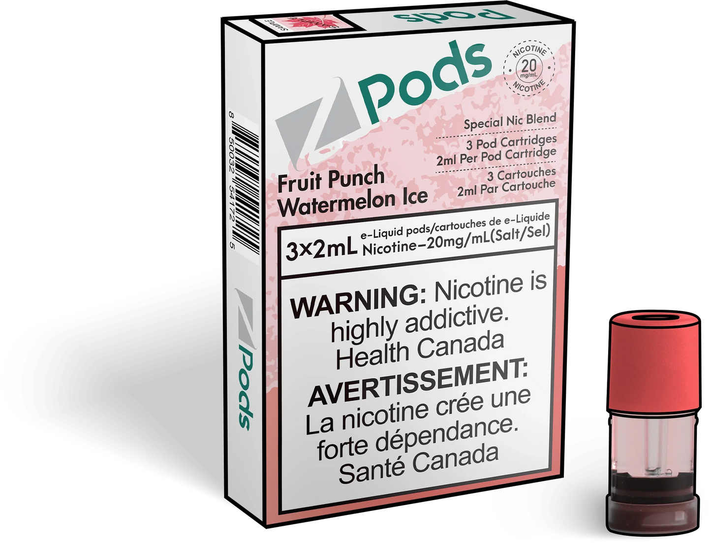 ZPods Fruit Punch Watermelon Ice