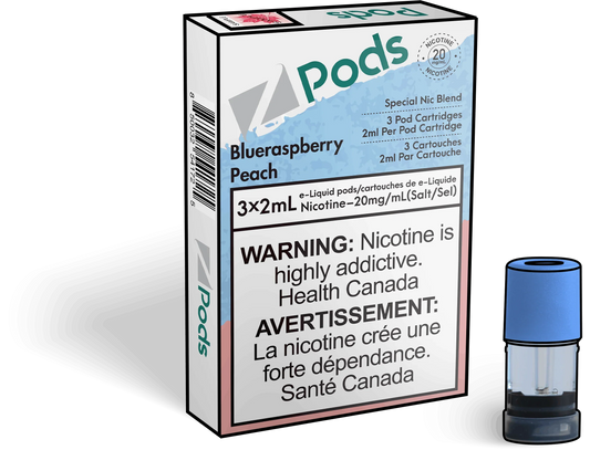 ZPods Blue raspberry Peach