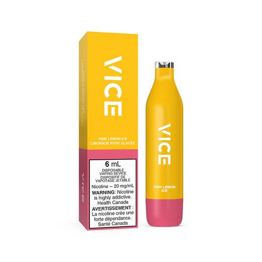 VICE Pink Lemon Ice Disposable - 2500 Puffs